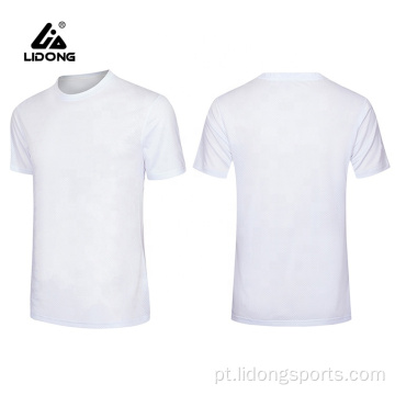 Logotipo personalizado de camiseta em branco barato e barato